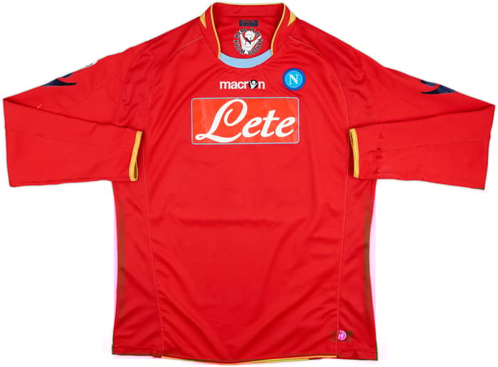 2009-10 Napoli Match Issue Third L/S Shirt Amodio #32