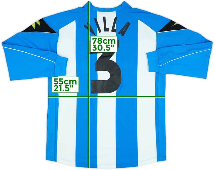2002-03 Napoli Match Issue Home L/S Shirt Villa #3
