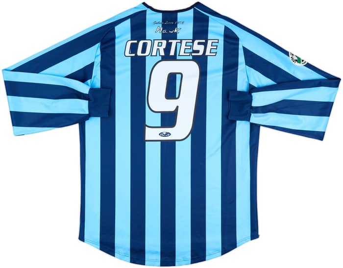 2006-07 Lecco Match Issue Home L/S Shirt Cortese #9