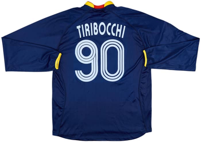 2007-08 Lecce Match Issue Third L/S Shirt Tiribocchi #90