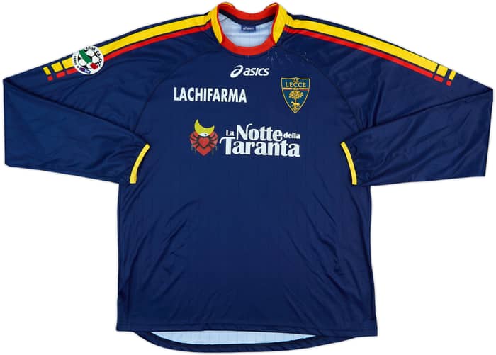 2007-08 Lecce Match Issue Third L/S Shirt Tiribocchi #90