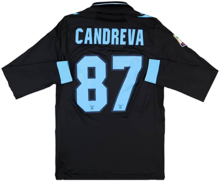 2012-13 Lazio Match Issue Away L/S Shirt Candreva #87