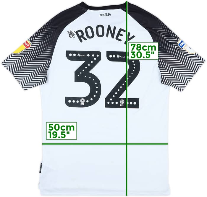 2019-20 Derby County Home Shirt Rooney #32 - 7/10 - (L)