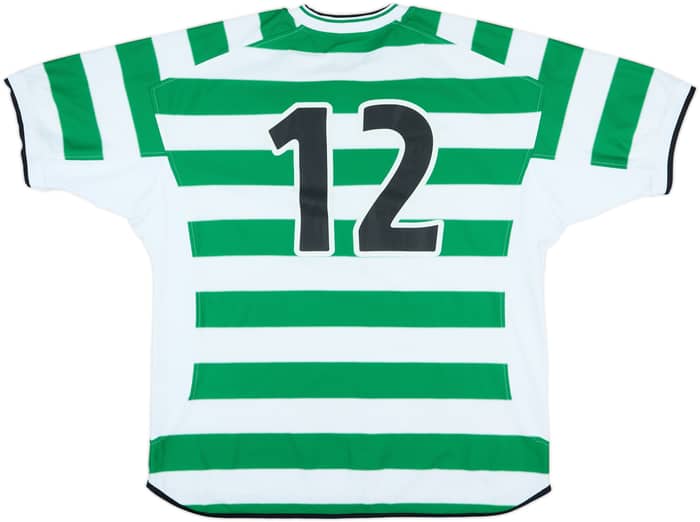 2001-03 Celtic Home Shirt #12 - 8/10 - (XL)