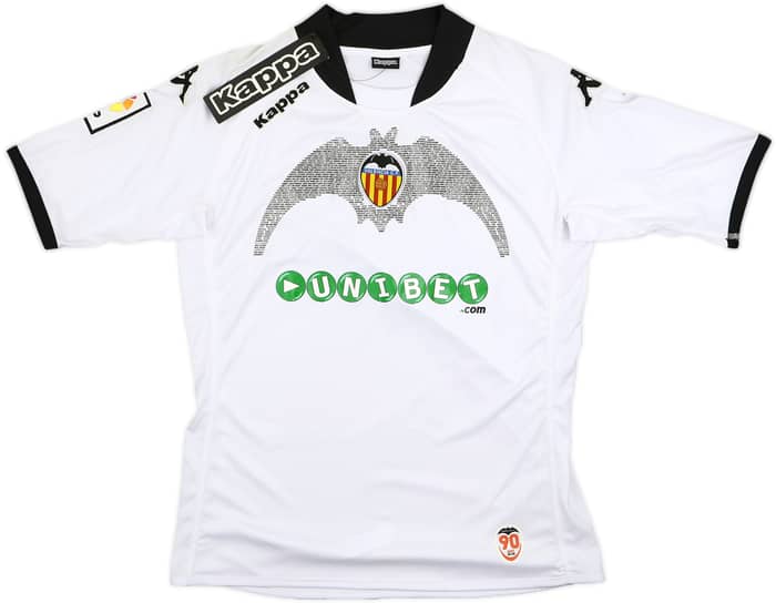 2009-10 Valencia 90th Anniversary Home Shirt (XL.Boys)