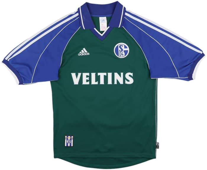 1999-00 Schalke Away Shirt Sand #11 - 8/10 - (S)