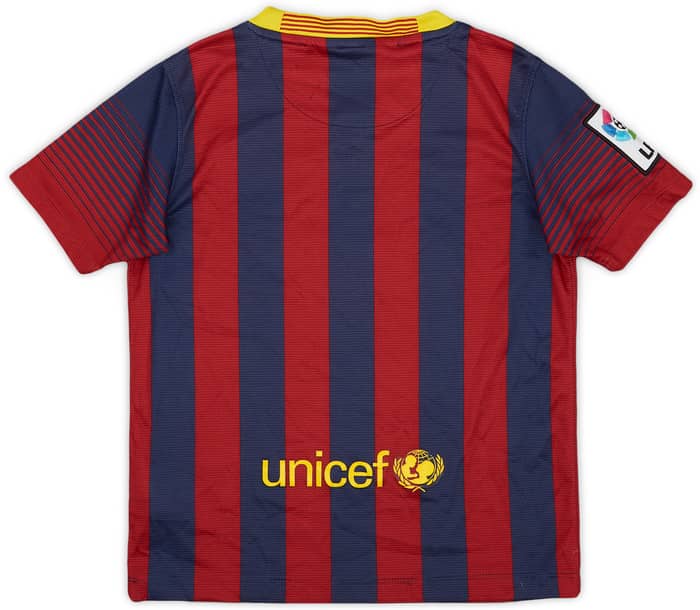 2013-14 Barcelona Home Shirt - 5/10 - (S.Boys)