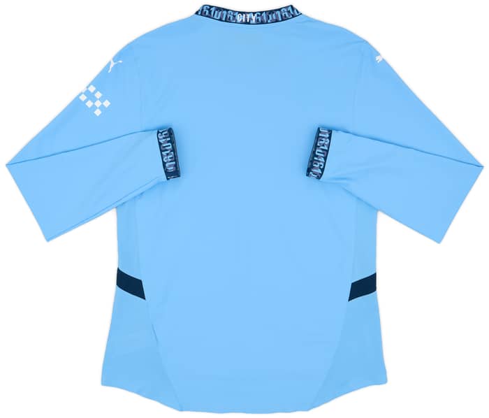 2024-25 Manchester City Authentic Home L/S Shirt
