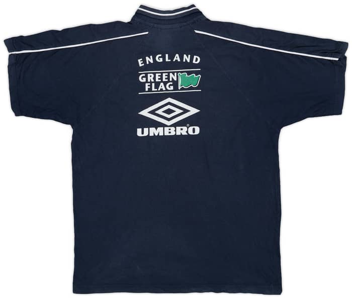 1996-98 England Umbro Polo Shirt - 6/10 - (L)