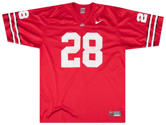 2006-08 Ohio State Buckeyes Wells #28 Nike Jersey (Home) XXL