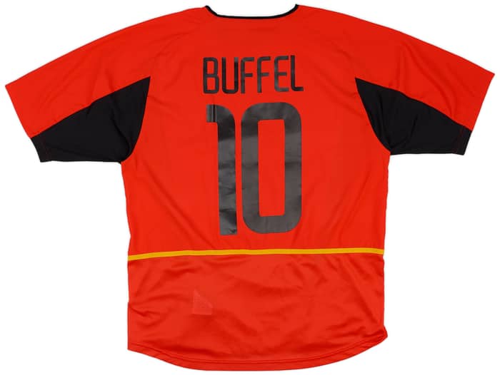 2002-04 Belgium Home Shirt Buffel #10 - 9/10 - (L)
