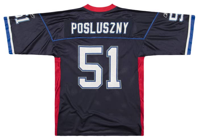 2007 Buffalo Bills Posluszny #51 Reebok On Field Jersey (Home) M