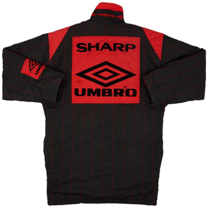 1992-93 Manchester United Umbro Padded Bench Coat - 8/10 - (XS)