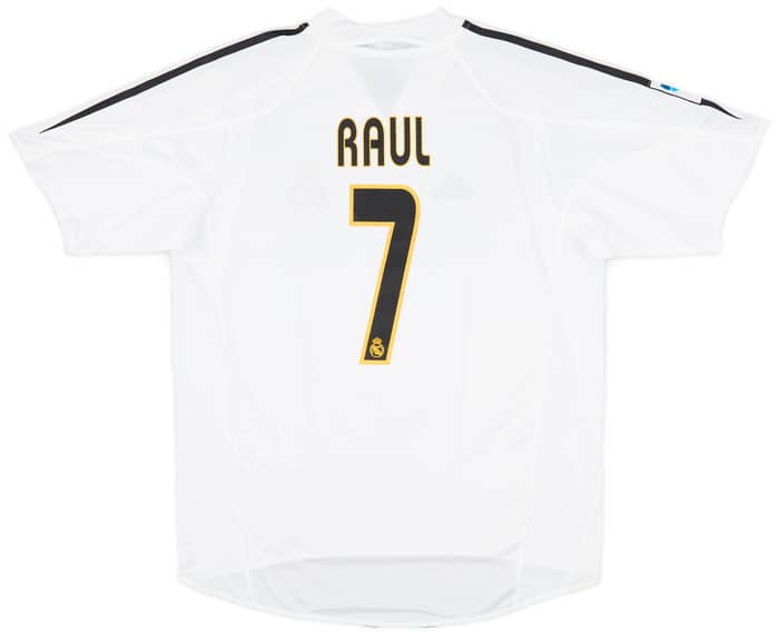 2004-05 Real Madrid Home Shirt Raul #7 (M)