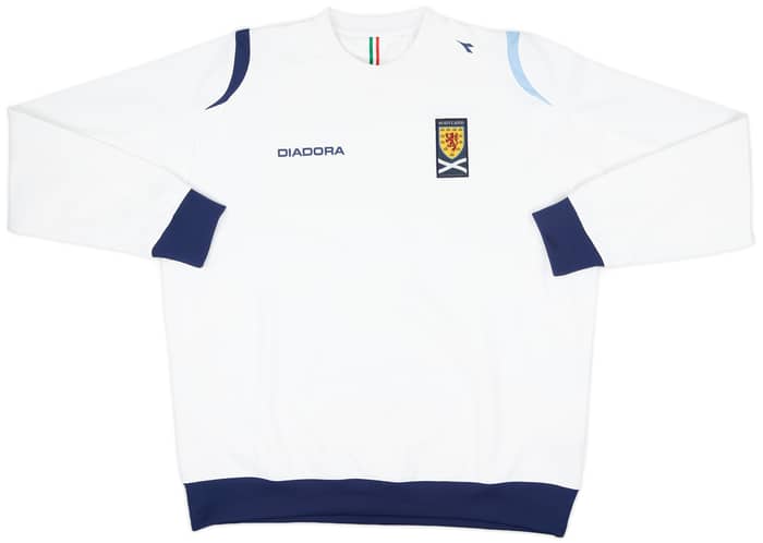 2007-08 Scotland Diadora Sweat Top - 7/10 - (XXL)