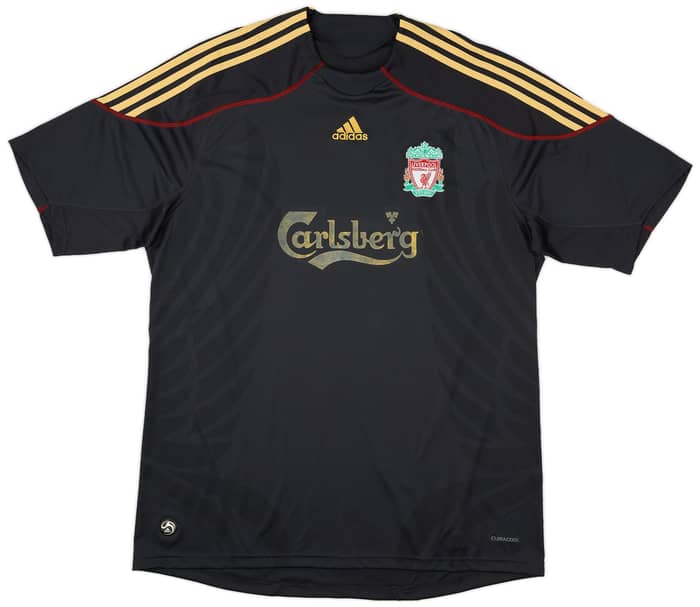 2009-10 Liverpool Away Shirt Gerrard #8 - 4/10 - (XXL)