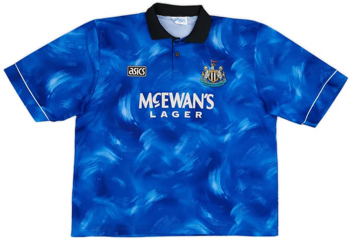 1993-95 Newcastle Away Shirt Cole #9 - 9/10 - (XXL)
