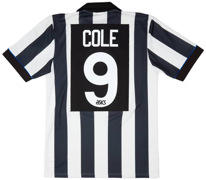 1993-95 Newcastle Home Shirt Cole #9 - 6/10 - (M)