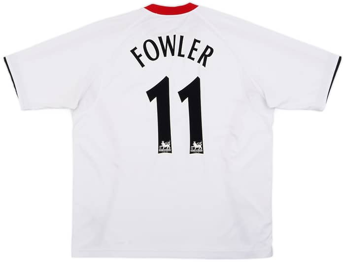 2005-06 Liverpool Away Shirt Fowler #11 - 8/10 - (XXL)