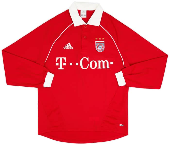 2005-06 Bayern Munich Home L/S Shirt - 9/10 - (S)