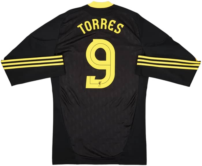 2010-11 Liverpool Player Issue TechFit Third L/S Shirt Torres #9 - 8/10 - (XL)
