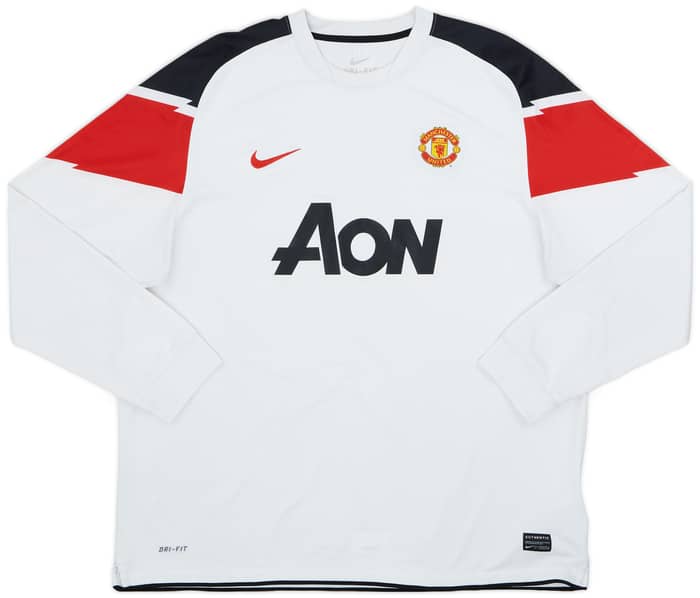 2010-12 Manchester United Away L/S Shirt Berbatov #9 - 8/10 - (XXL)