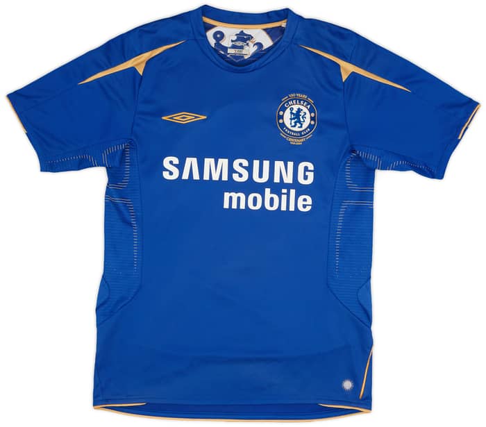 2005-06 Chelsea Centenary Home Shirt R.Carvalho #6 - 8/10 - (S)