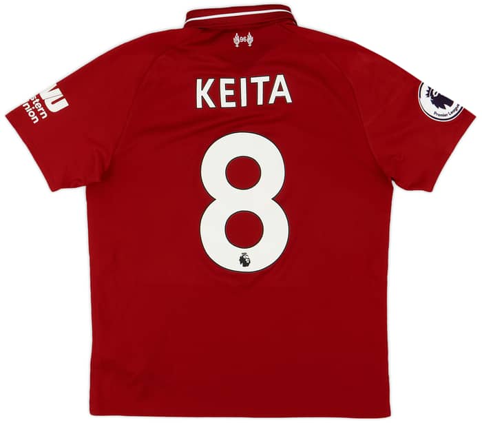 2018-19 Liverpool Home Shirt Keita #8 - 7/10 - (S)