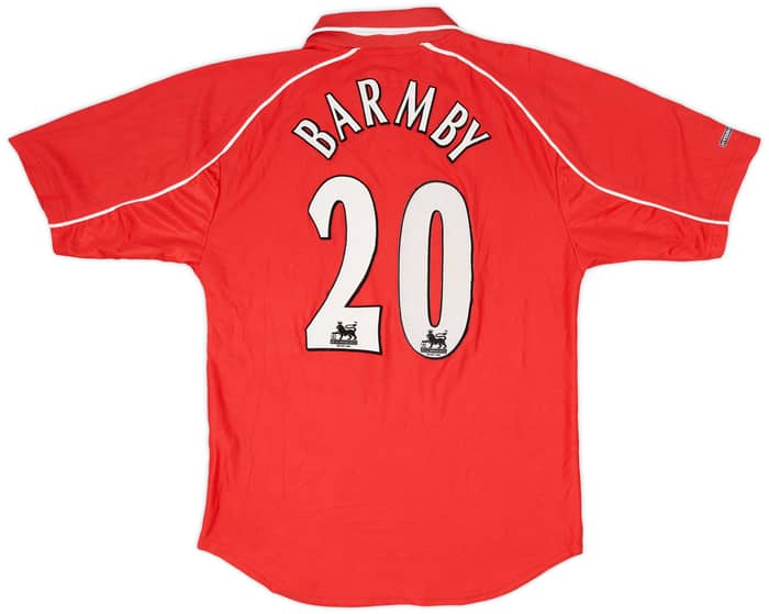 2000-02 Liverpool Home Shirt Barmby #20 - 9/10 - (S)