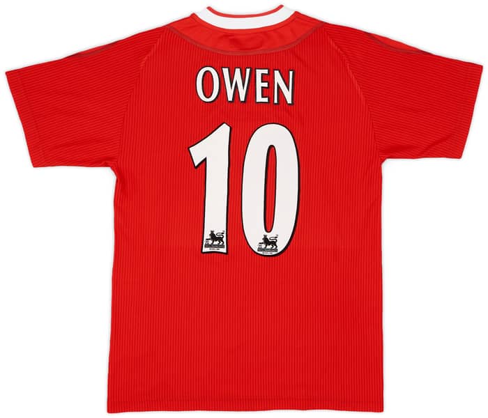 2002-04 Liverpool Home Shirt Owen #10 - 8/10 - (XS)