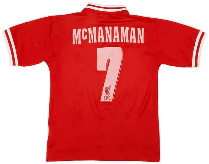 1998-00 Liverpool Home Shirt McManaman #7 - 7/10 - (Y)