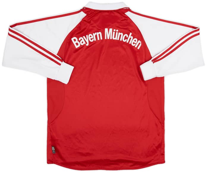 2003-04 Bayern Munich Home L/S Shirt - 9/10 - (XL.Boys)