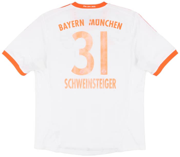 2012-13 Bayern Munich Away Shirt Schweinsteiger #7 - 6/10 - (XL)