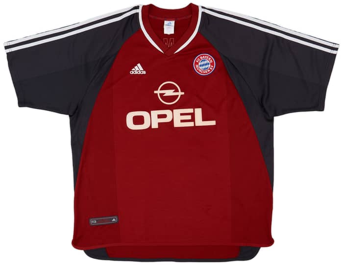 2001-02 Bayern Munich Home Shirt Elber #9 - 8/10 - (XXL)