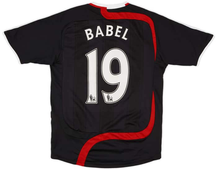 2007-08 Liverpool Third Shirt Babel #19 - 8/10 - (L.Boys)