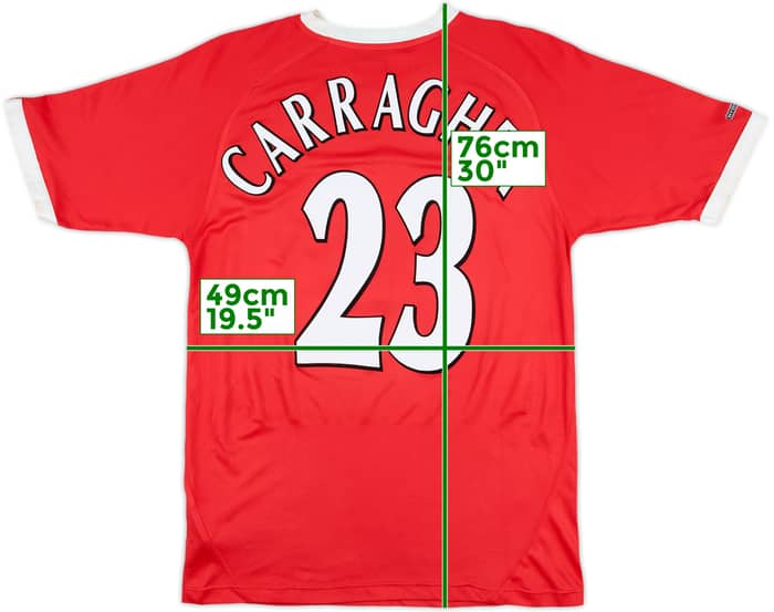 2001-03 Liverpool CL Shirt Carragher #23 - 7/10 - (M)