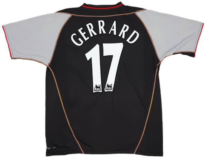 2002-04 Liverpool Away Shirt Gerrard #17 - 8/10 - (L)