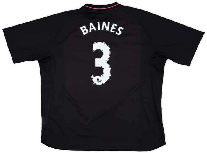 2009-10 Everton Away Shirt Baines #3 - 8/10 - (XXL)