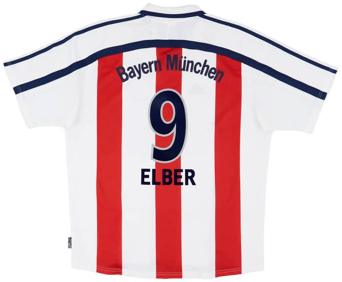 2000-01 Bayern Munich Away Shirt Elber #9 - 6/10 - (XL)