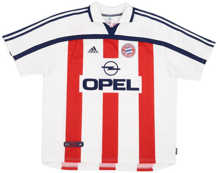 2000-01 Bayern Munich Away Shirt Elber #9 - 9/10 - (XXL)