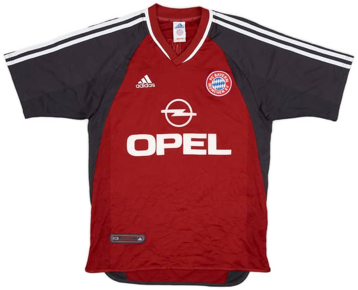 2001-02 Bayern Munich Home Shirt Elber #9 - 9/10 - (S)