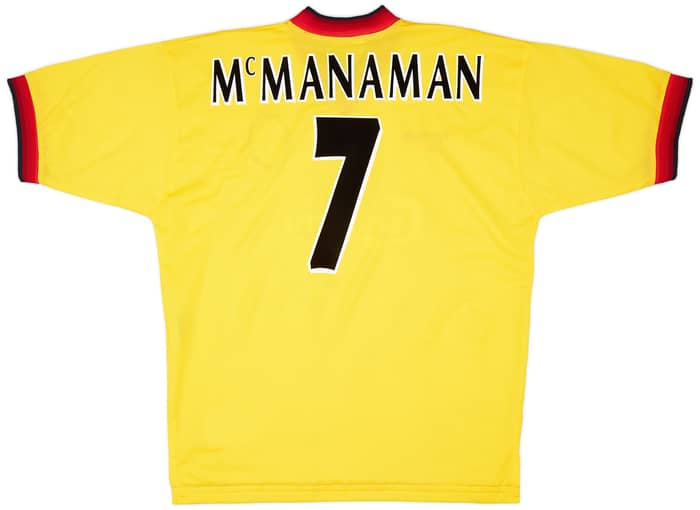 1997-99 Liverpool Away Shirt McManaman #7 - 10/10 - (L)