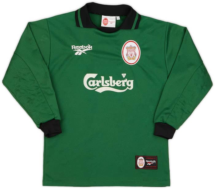 1996-97 Liverpool GK Shirt - 9/10 - (M.Boys)
