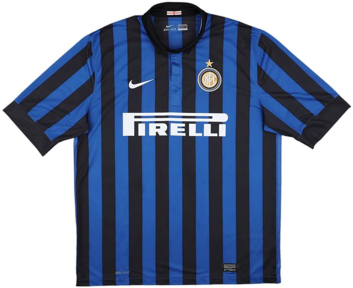 2011-12 Inter Milan Home Shirt Milito #22 - 9/10 - (XL)