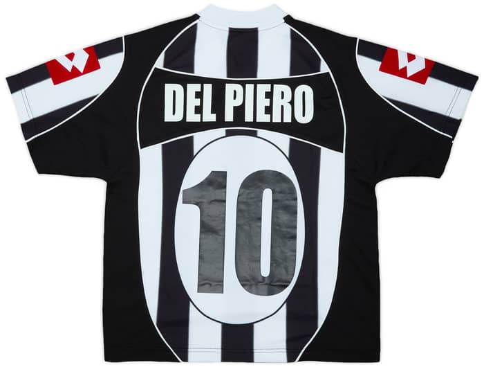 2002-03 Juventus Home Shirt Del Piero #10 - 7/10 - (S)