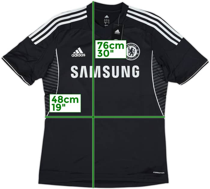 2013-14 Chelsea Player Issue Third Shirt Hazard #17 (L)