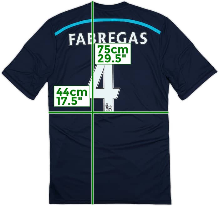 2014-15 Chelsea Player Issue Third Shirt Fabregas #4 (M/L)