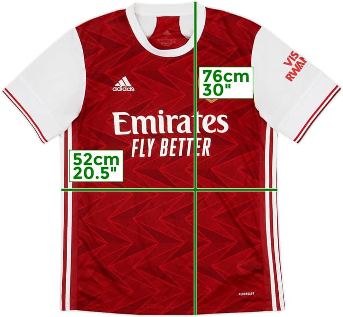 2020-21 Arsenal Home Shirt Saka #7 - 7/10 - (L)