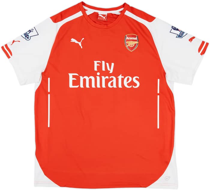2014-15 Arsenal Home Shirt Ramsey #16 - 7/10 - (XL)