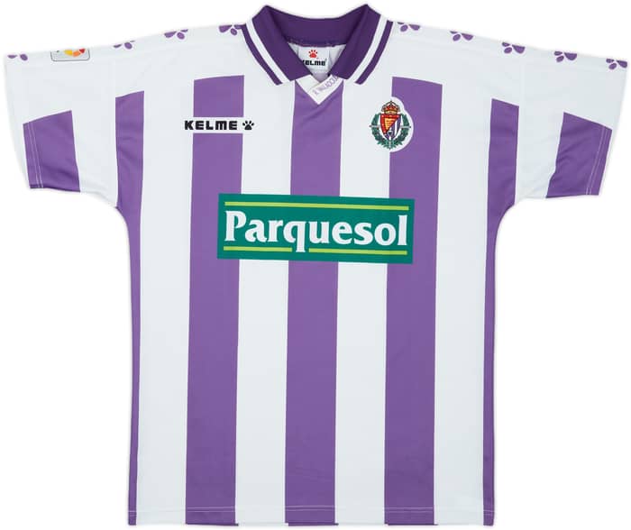 1995-96 Real Valladolid Basic Home Shirt - 7/10 - (S)